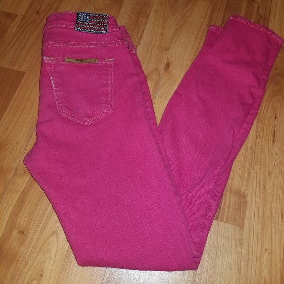 True Religion Denim - True Religion | Pink Denim Skinny Jeans